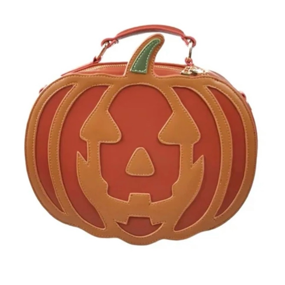 BACKSTITCH BRUJA fal-loween pumpkin shaped 
Handbag new